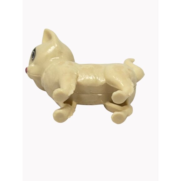 Barbie Play N Wash White Plastic Kitty Cat Figurine Toy For Kids Or Collectors - Picture 3 of 4